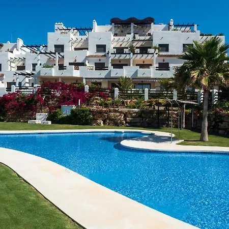Luxurious And Spacious Apartment With A Private Garden And Solarium With Great Views In Estepona Area Marbella La Resina Country Golf Apartment Estepona