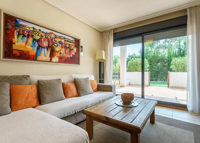 Apartment Luxurious And Spacious With A Private Garden And Solarium With Great Views In Area Marbella La Resina Country Golf *